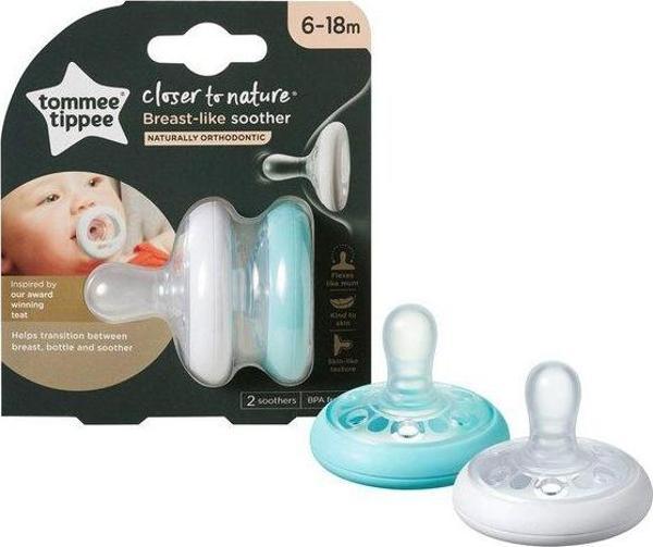 Tommee Tippee 2li Breastlike Emzik 6-18 Ay - Image 1