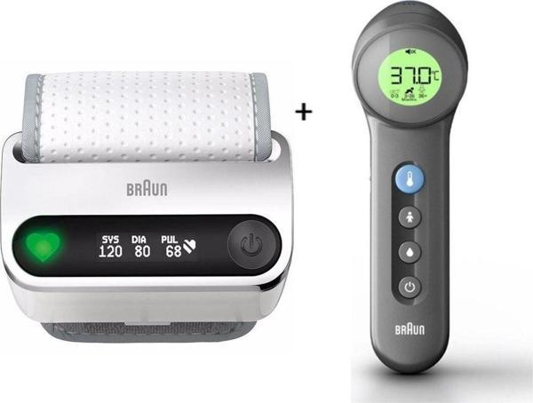Braun Bilekten Tansiyon Ölçer+ Ateş Ölçer - Image 1