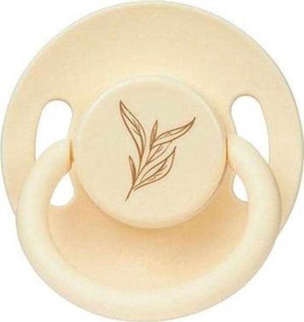 Wee Baby Pure Kauçuk Uçlu Emzik No:2 Krem - Image 1