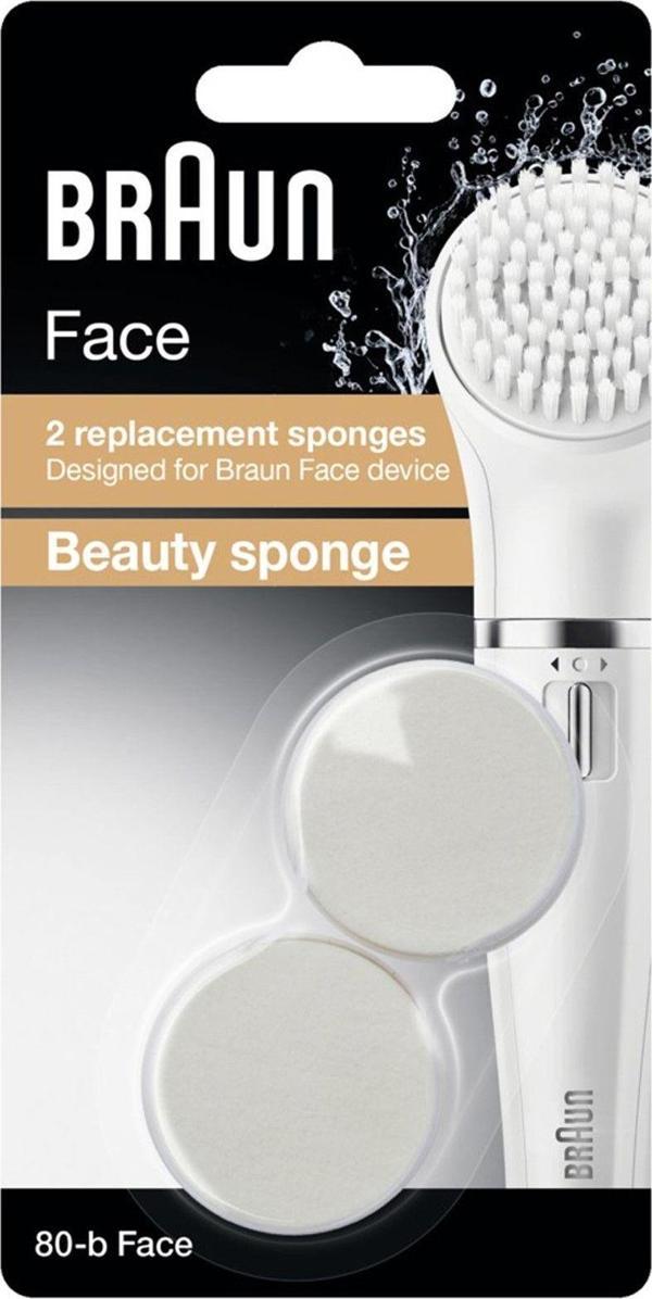 Braun Face Yüz Temizleme Cihazı Yedek Fırça Başlığı 2'Li Paket Se80-B 4210201120940 - Image 1
