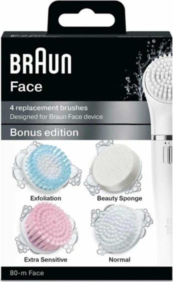 Braun Se80-m Face Yüz Temizleme Cihazı 4lü Yedek Başlığı - Image 1