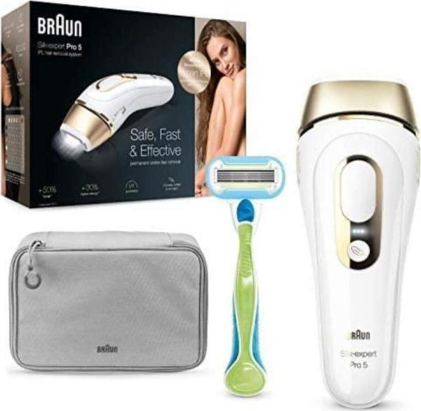 Braun Silk-expert Pro 5 Pl5014 Ipl Lazer Epilasyon/series 60-b1200s Wet&dry Tıraş Makinesi Aile Bakım Seti - Image 1