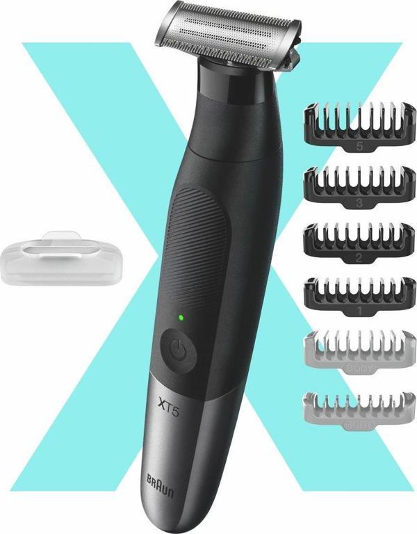Braun X 4d Kaymaz Başlıklı Sakal Kesme Düzeltme Ve Vücut Tıraş Makinesi 2in1 Islak Kuru Kullanım - Image 1