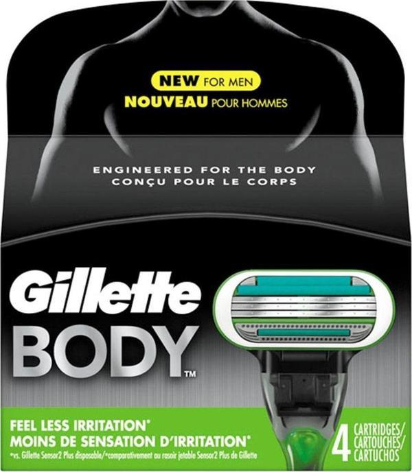 Gillette Body Vücut için Tıraş Bıçağı 4'lü - Image 1