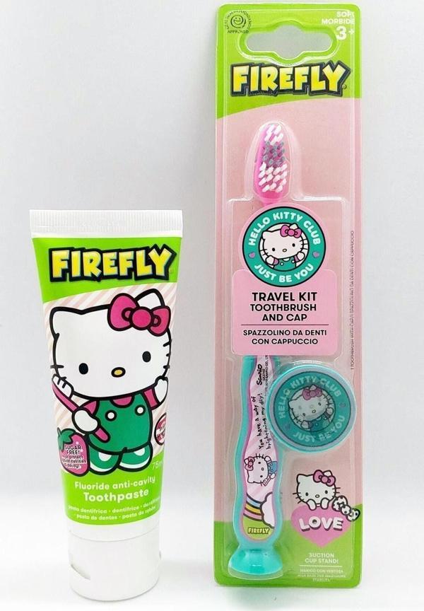 Hello Kitty Hello Kıtty Diş Macunu Ve Diş Fırçası Ağız Bakım Seti - Image 1