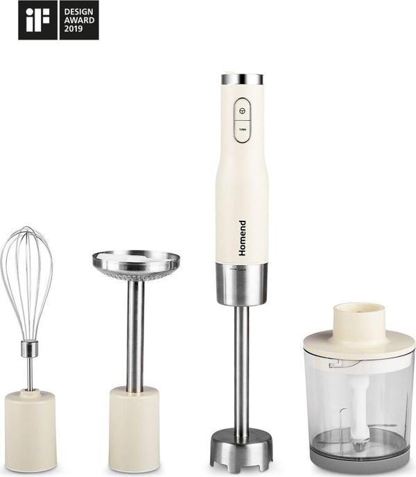 Homend Artfood 1925h El Blender Seti Krem - Image 1