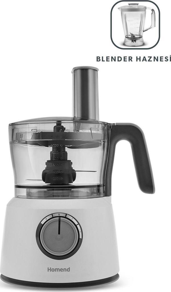 Homend Functionall 2846h Blender Hazneli Mutfak Robotu Krem - Image 1