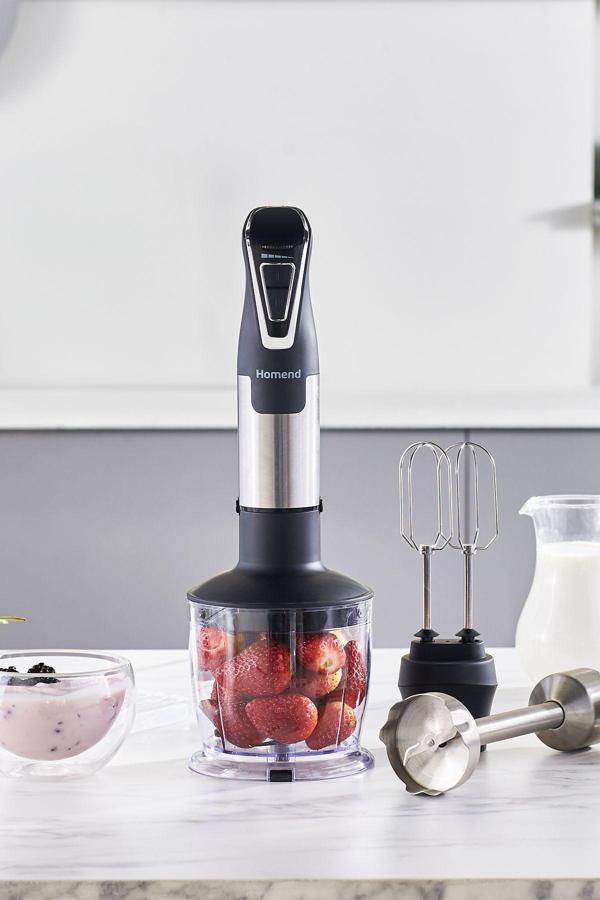 Homend Handmaid 1965h Inox Çelik Bıçaklı Blender Set - Image 1