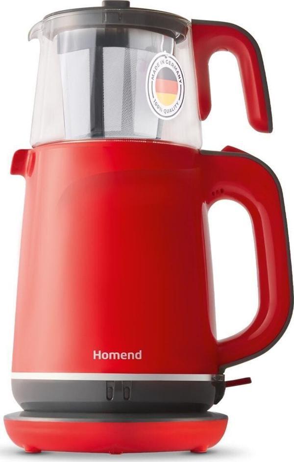 Homend Royaltea 1742h Kırmızı Çay Makinesi - Image 1