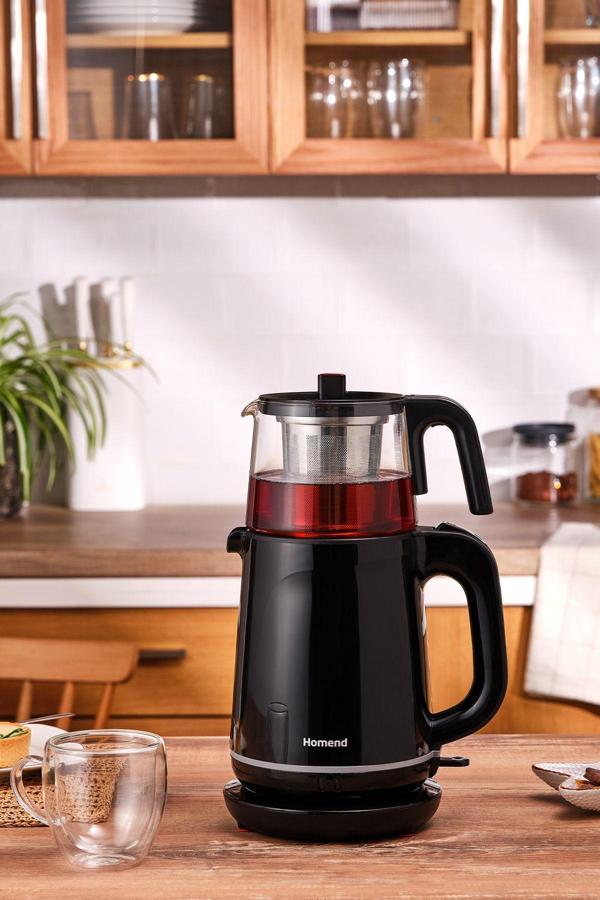 Homend Royaltea 1744h Çay Makinesi Siyah - Image 1