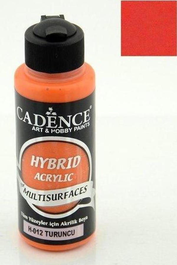 Cadence Hybrid Akrilik Multisurfaces H-012 Turuncu 120Ml - Image 1