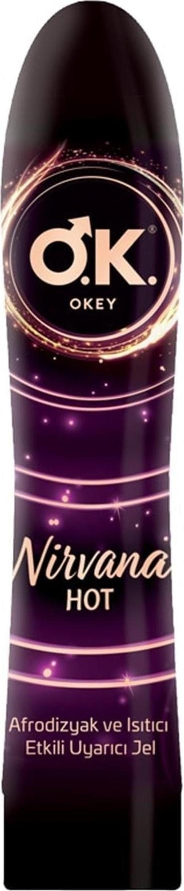 Okey Nirvana Hot Afrodizyak Ve Isıtıcı Etkili Uyarıcı Jel - 100 Ml - Image 1