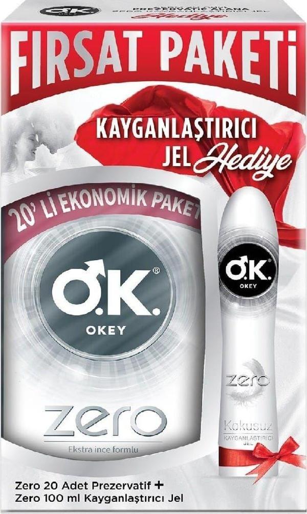 Okey Zero 20'Li + Okey Zero Jel 100 ml - Image 1