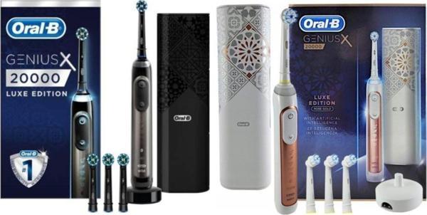 Oral-B Genius X 20000 Luxe Edition Anthracite Grey/ Geniusx Rose Gold Artificial Intelligence Sevgili Seti - Image 1
