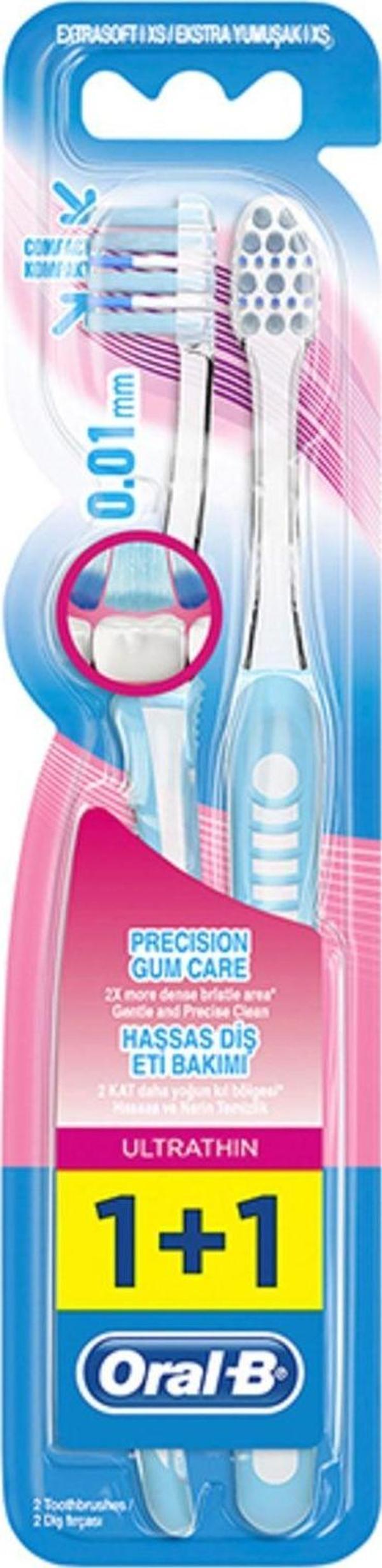 Oral-B Ultrathin Compact Diş Fırças 1+1 - Image 1
