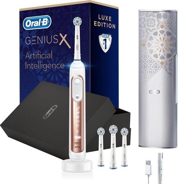 Oral-B Genius X Aı Art Of Brushing Rosegold Şarj Edilebilir Diş Fırçası - Image 1