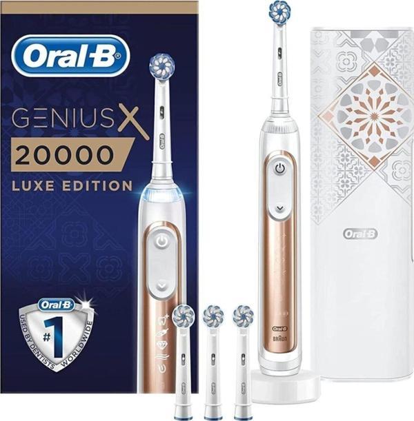 Oral-B Genius X Luxery Edition Rosegold Şarj Edilebilir Diş Fırçası - Image 1