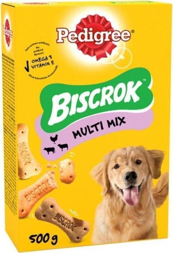 Pedigree Biscrok Multi Mix 500g Köpek Ödül Bisküvi Köpek Ödül Maması - Image 1