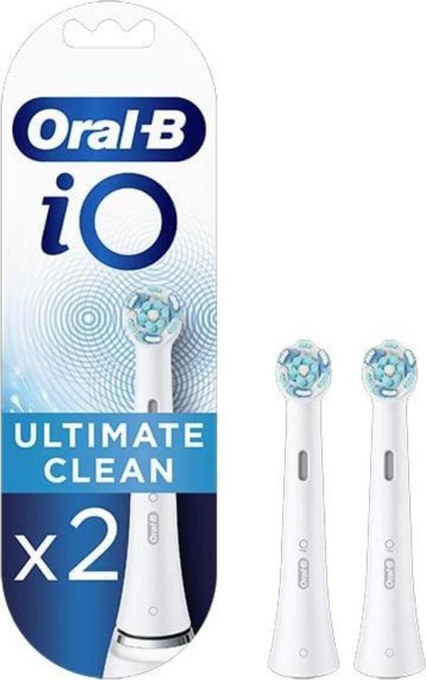 Oral-B iO Ultimate Clean White 2li Elektrikli Diş Fırçası Yedeği - Image 1