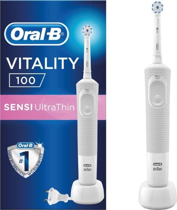 Oral-B Oral B D100 Vitality Sensi Ultra Thin Şarjlı Diş Fırçası - Image 1