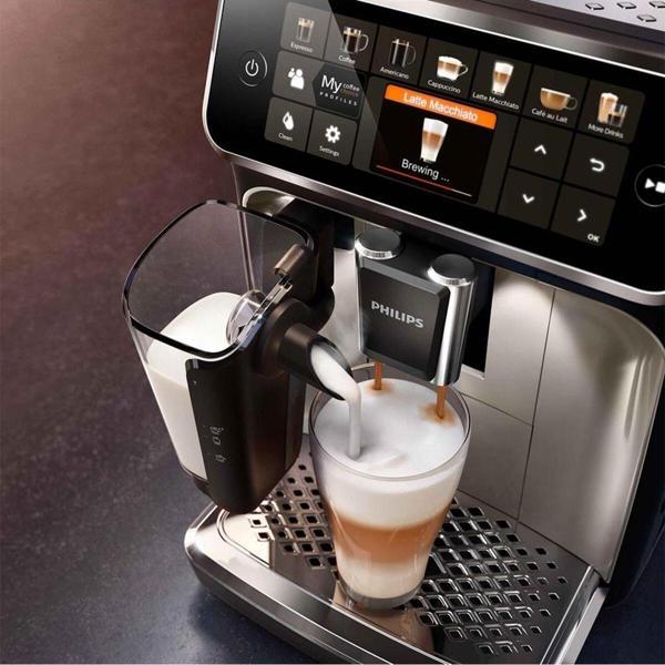 Philips Ep5447 ,15 Bar, 12 Lezzetli Kahve Mükemmel Sıcaklık ve Aroma Tam Otomatik Kahve ve Espresso Makinesi - Image 1
