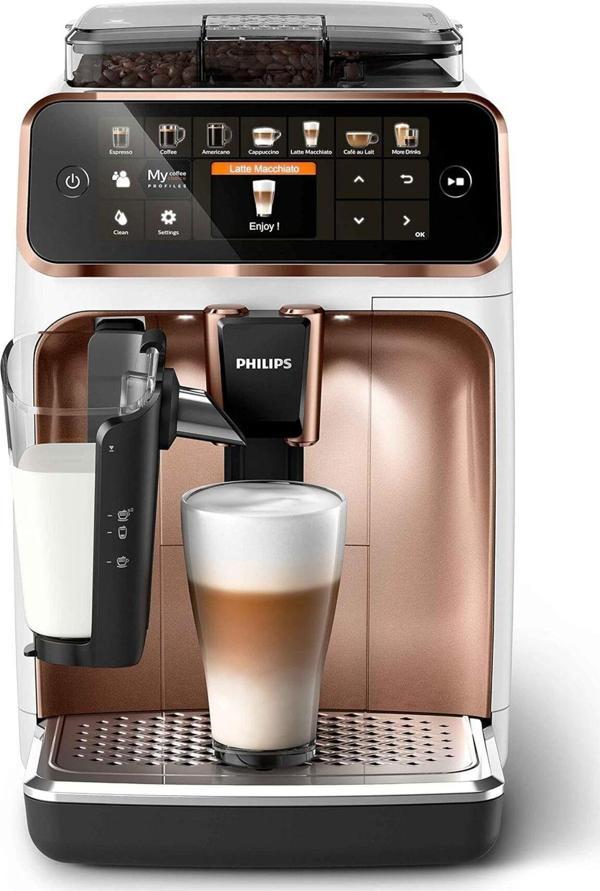 Philips PREMİUM Tam Otomatik Espresso Makinesi, LatteGo Süt Sistemi,AquaClean Filtre,Luciole Lambader Hediye - Image 1