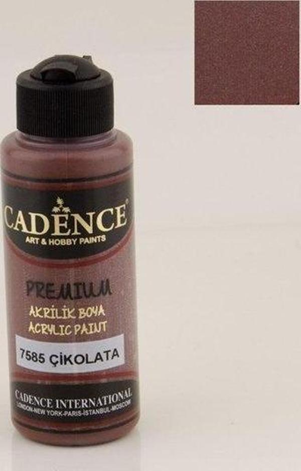 Cadence Premium Akrilik Boya 7585 Çikolata 120Ml - Image 1