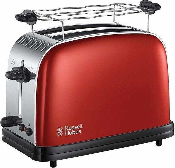RUSSELL HOBBS 23330-56 İki Dilim Kapasiteli Kırmızı Ekmek Kızartma Makinesi - Image 1