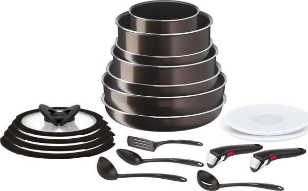 Tefal 2x 19 Parça Titanyum Tencere Tava Seti - Image 1