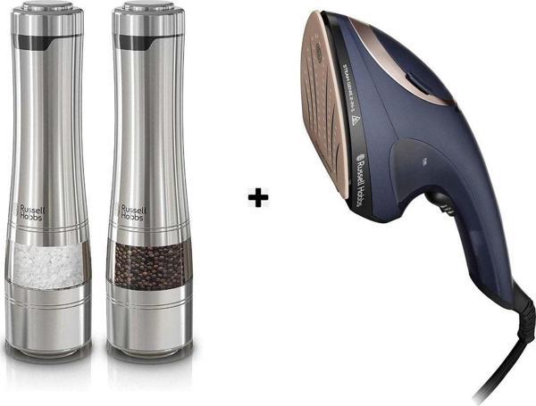 RUSSELL HOBBS 28370-56 Çoklu Ütü Ve Buharlı Ütü Premium Seri+ Otomatik Tuz Ve Biber Öğütücü - Image 1