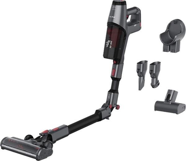 Tefal TY6973 X-Pert 3.60 Flex Kablosuz Dikey Şarjlı Süpürge Gri Kırmızı - Image 1