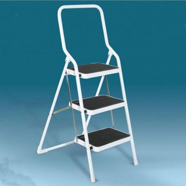 Hafif Esnek Geniş 3 Basamaklı Katlanır Ergonomik Merdiven - Image 1
