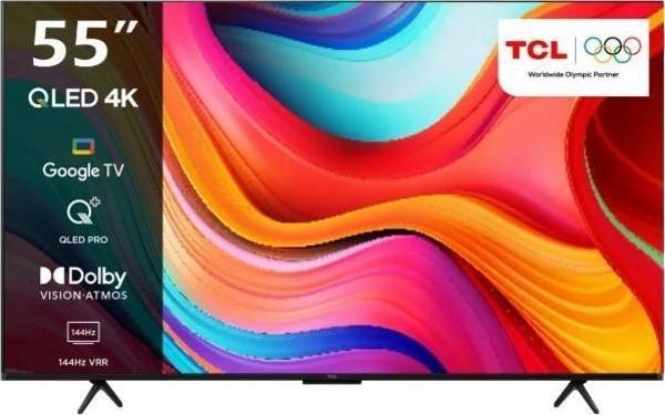 55T8B 55" 139 Ekran Uydu Alıcılı 4K Ultra HD Smart QLED Gaming TV - Image 1