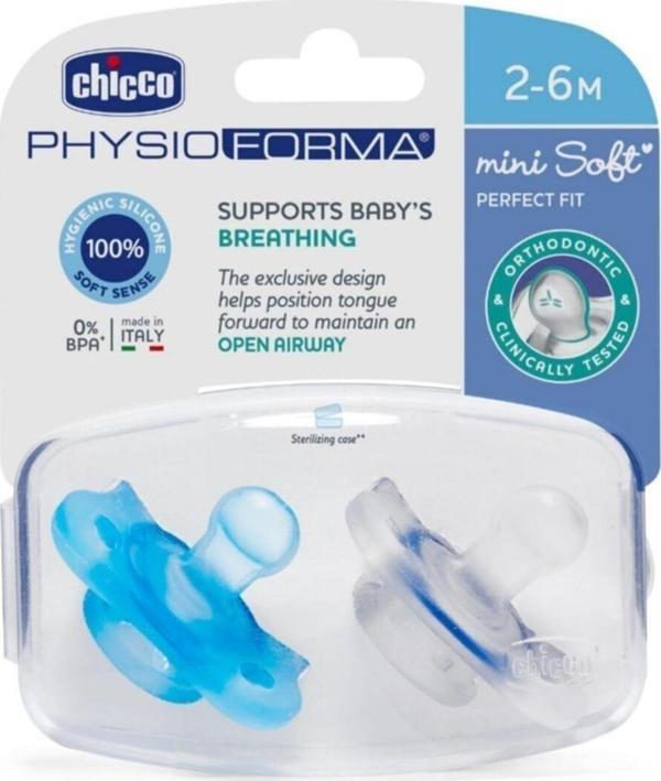 Chicco PhysioForma Mini Soft Erkek 2-6 Ay 2'Li - Image 1