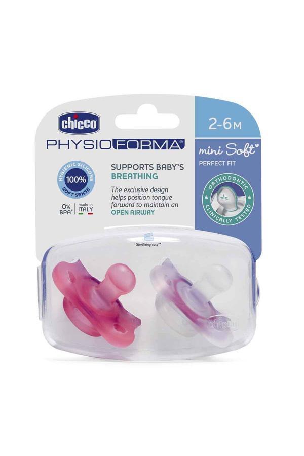Chicco PhysioForma Mini Soft Kız 2-6 Ay 2'Li - Image 1