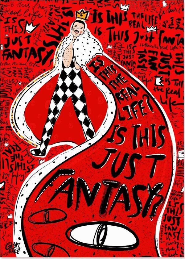 Just Fantasy? Poster 50x70cm - Image 1