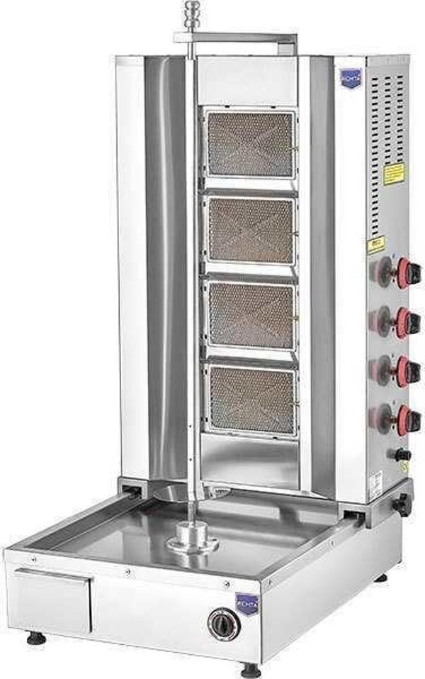 Remta Dört Radyanlı Alttan Motorlu Döner Ocağı (Gazlı) D08(A) - Image 1