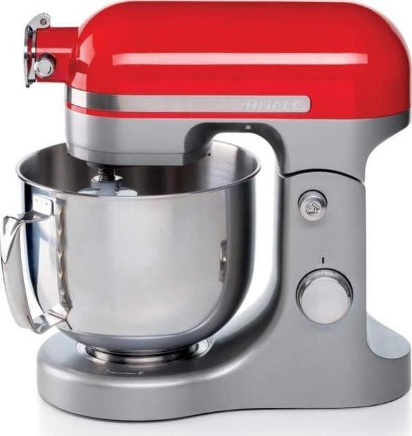 Ariete Moderna 1600W 5,5L Döküm Mutfak Şefi Kırmızı Stand Mikser - Image 1