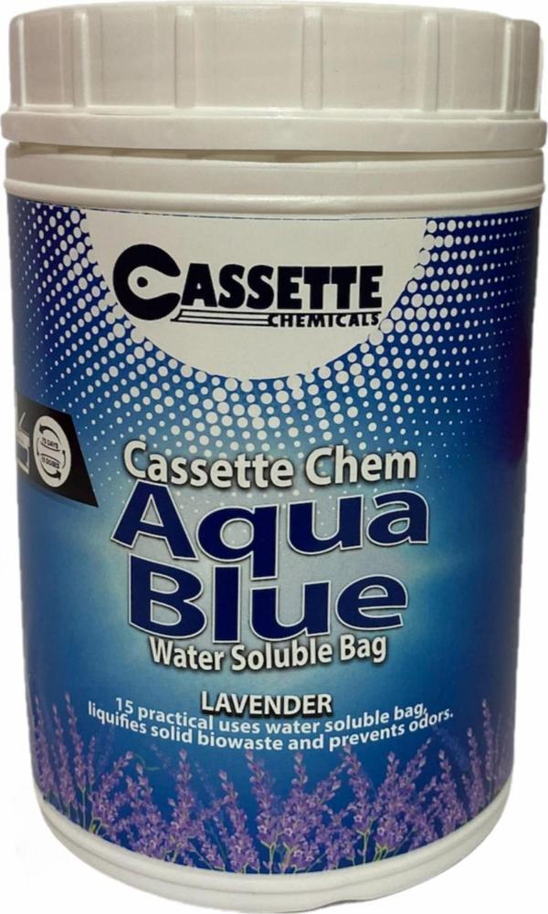 CASSETTE CHEMICALS Karavan, Tekne Tuvalet Kimyasalı Kasetli, Portatif Tuvalet Atık Parçalayıcı Koku Giderici - Image 1