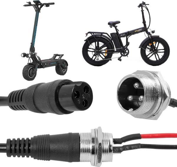 Powermaster3 Pinli Ginger Elektrikli Bisiklet Motosiklet Araç Akü Şarj Konnektörü Erkek / Dişi - Image 1