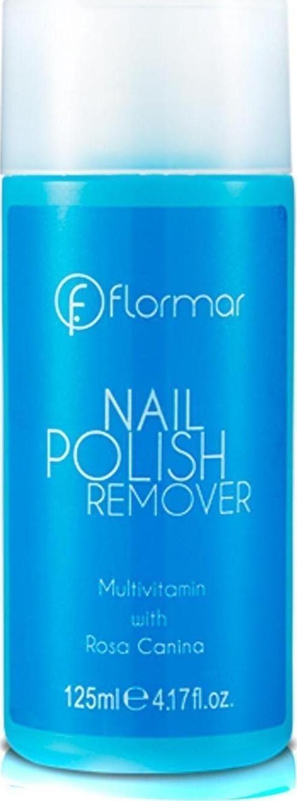Flormar Aseton 125 Ml Nail Polish Remover Gage Seed Oil Multi-Vitamin Rosa Canina Kuşburnu Etkili - Image 1