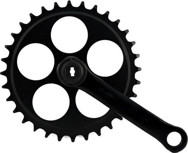 Aynakol - 36T, 127 mm, Muhafazasız, Siyah - Image 1