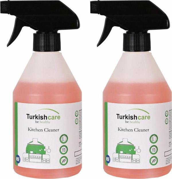 Turkishcare Mutfak Temizleme Spreyi 500 ml 2 li - Image 1