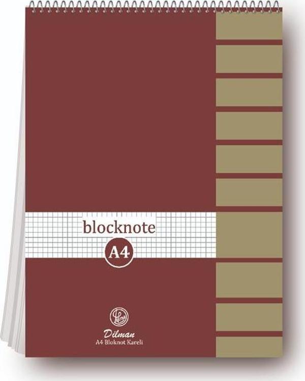 Dilman A4 40 Yp Bloknot Düz Spiralli - Image 1