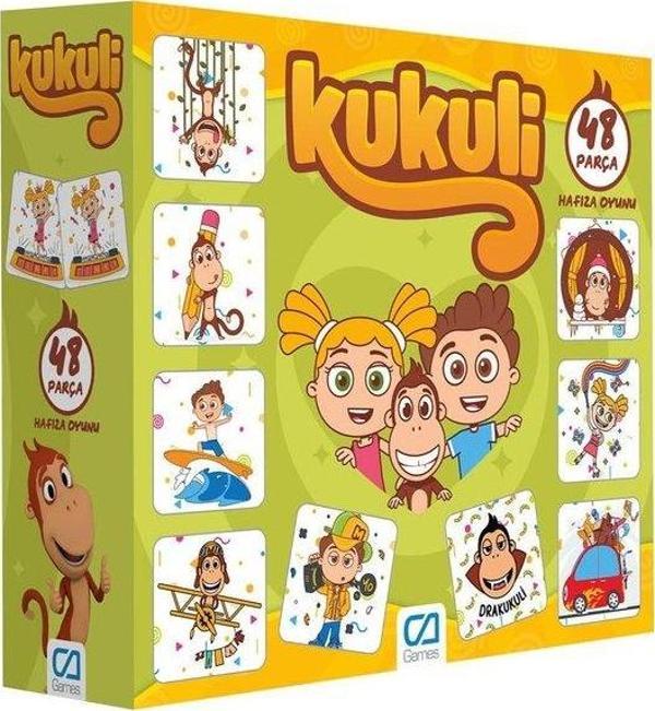 Ca Games Kukuli Memory Eğitici Kutu Oyunu CA5156 - Image 1