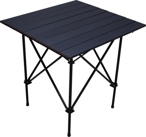 Alüminyum Katlanır Masa Balkon-Bahçe-Kamp-Piknik Masası (Taşıma Çantalı) Antrasit - Image 1