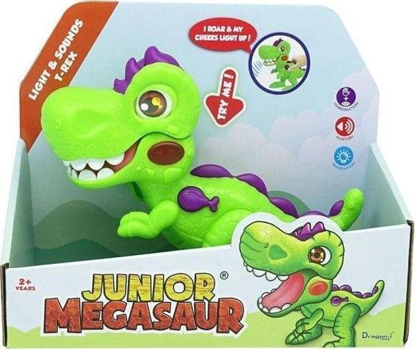 BB Junior Junior Megasaur Sesli Işıklı T-Rex - Image 1