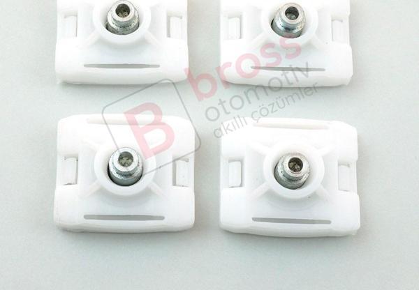Mercedes İçin 4 Adet Tüm Kapılar Cam Kriko Klipsi A 1267200042 - Image 1