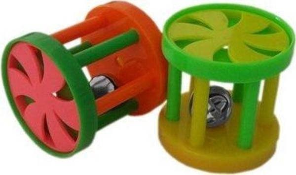 Polo Kedi Oyuncağı Çıngıraklı Renkli Makaralar 4 cm - Image 1