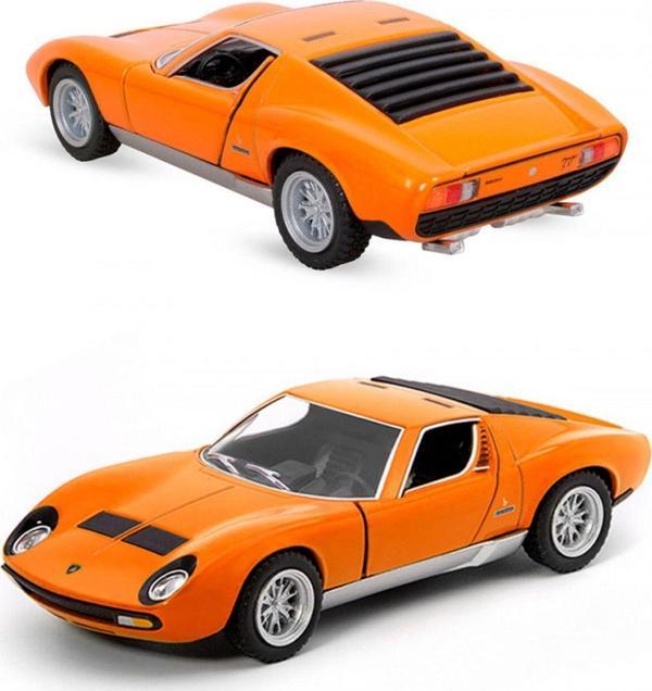 Kinsmart 1971 Lmaborghini Miura Diecast Çek Bırak Metal Araba - Image 1